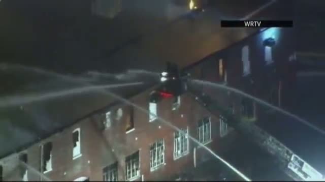Watch Massive Fire Destroys Indy Warehouse Video