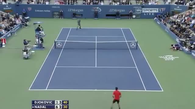 Watch Nadal vs. Djokovic (The Best Break point ever) 54 Shots Longest Rally - US Open Final 2013 Video