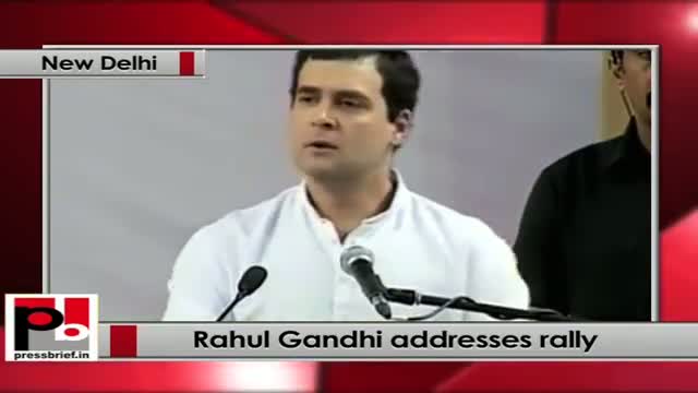 Watch Rahul Gandhi speaks at the function to hand over ownership rights in Delhi resettlement colonies Video