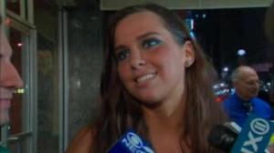 Watch Anthony Weiner $exting partner Sydney Leathers shows up at primary party Video
