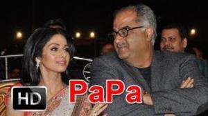 Watch Oops : Sridevi Calls Boney Kapoor 'PAPA' Video