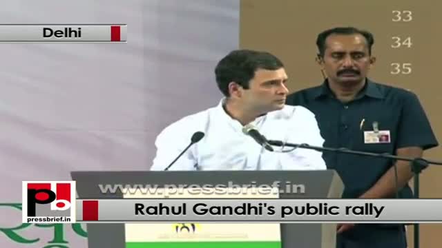 Watch Rahul Gandhi addresses function after handing over documents offering ownership rights Video