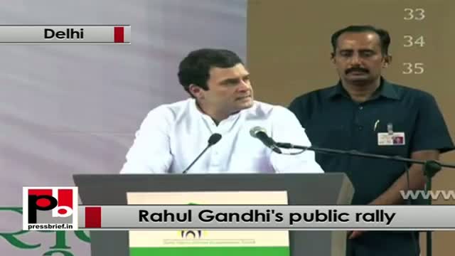 Watch Rahul Gandhi lauds works done by Congress Government in Delhi Video