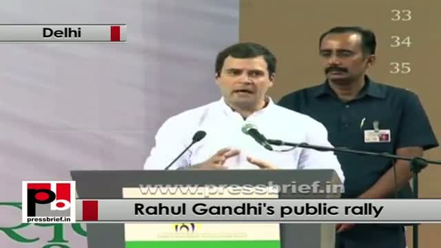 Watch Rahul Gandhi: Entire country knows about the fast development happening in Delhi Video