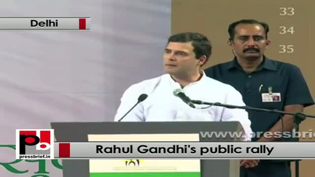 Watch Rahul Gandhi appreciates the efforts of aam aadmi in transforming Delhi Video