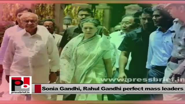 Watch Sonia Gandhi, Rahul Gandhi - Perfect leaders with modern vision and pro-poor ideology Video