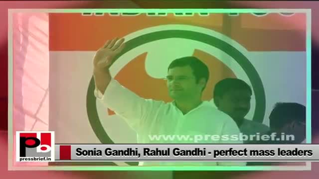 Watch Sonia Gandhi, Rahul Gandhi - Two great mass leaders with pro-poor ideology Video