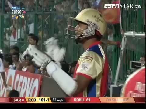 Watch Best of Virat Kohli : Nokia CLT20 Video