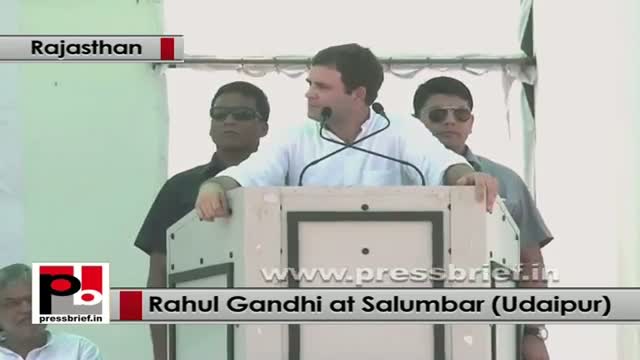 Watch Rahul Gandhi in Rajasthan stresses on the need to empower the tribals Video