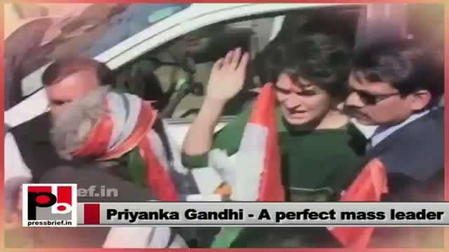 Watch Charismatic Priyanka Gandhi - A leader with modern vision Video