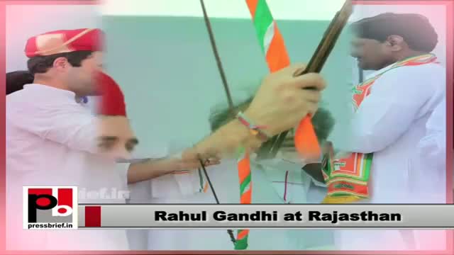 Watch Rahul Gandhi launches campaign for Congress in Rajasthan Video