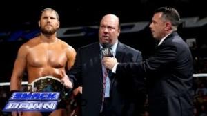 Watch Michael Cole's interviews with Paul Heyman and Curtis Axel: WWE SmackDown, Sept. 13, 2013 Video