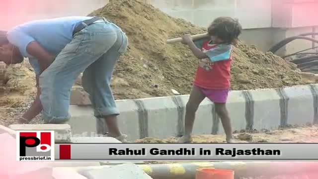 Watch Rahul Gandhi in Rajasthan: Empowerment of the poor necessary for development Video