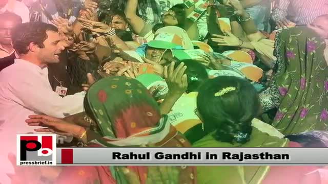 Watch Rahul Gandhi in Rajasthan: I want to crush my dream to make your dreams mine Video