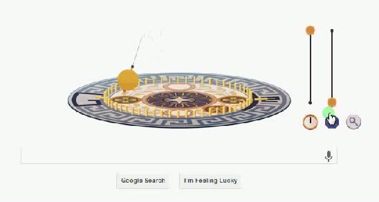 Watch Google doodles LÃ©on Foucault's pendulum for his 194th birthday Video