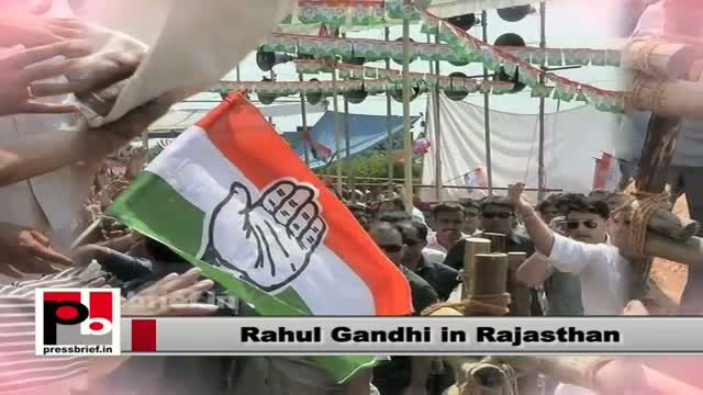 Watch Rahul Gandhi strikes chord with the tribals in Rajasthan Video