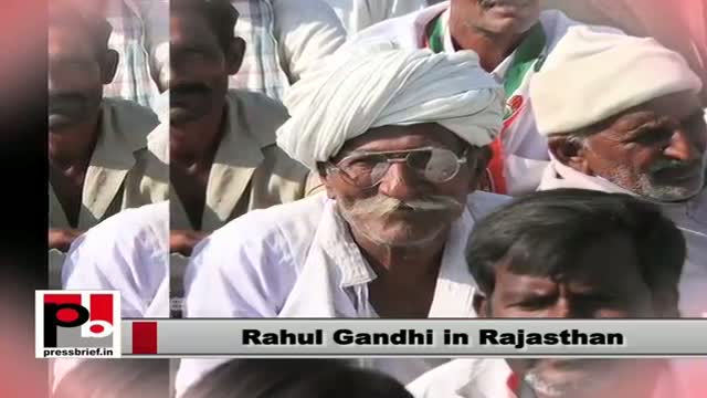 Watch Rahul Gandhi in Rajasthan: Congress has the power of aam aadmi Video