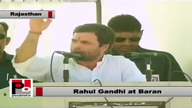 Watch Rahul Gandhi in Baran coins new slogan: Will have enough food and will bring Congress to power Video