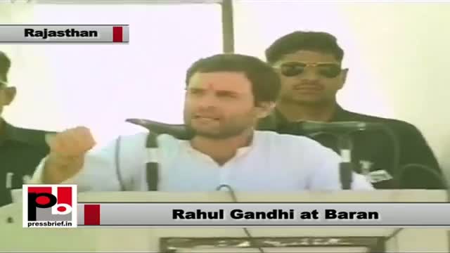 Watch Rahul Gandhi in Baran (Rajasthan) says Land Acquisition will benefit the poor farmers Video