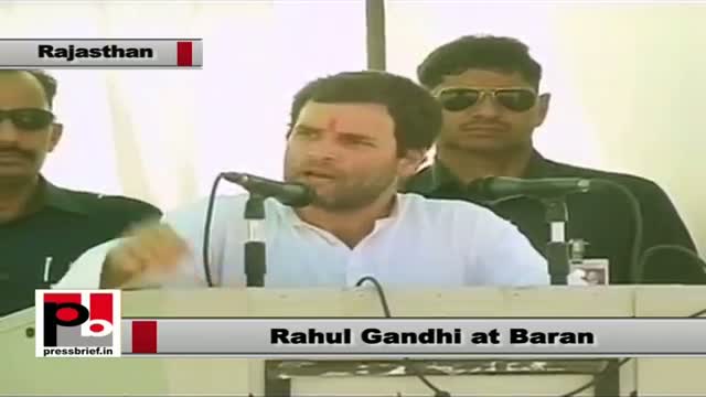 Watch Rahul Gandhi in Baran (Rajasthan): We want people's participation in decision making Video