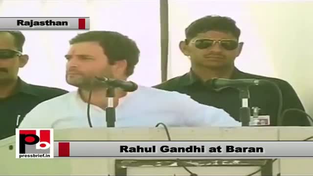 Watch Rahul Gandhi in Baran (Rajasthan asserts Panchayati Raj empowers rural poor Video