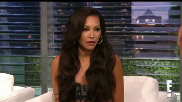 Watch Naya Rivera Says Girl Kissing Scenes Are Easier Video