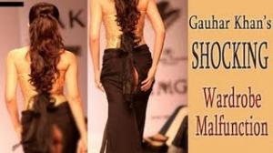 Watch Bigg Boss 7 Gauhar Khan's Shocking Wardrobe Malfunction Video