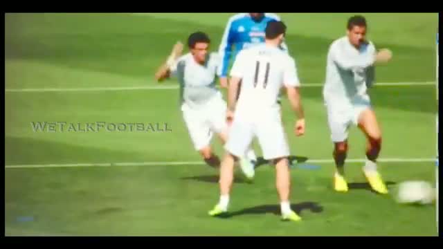 Watch Cristiano Ronaldo Fouls Gareth Bale - Bale owns Ronaldo in Real Madrid Training Video