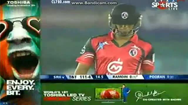 Watch Sunrisers Hyderabad vs Trinidad & Tobago - CLT20 2013 - 24 September 2013 - Match 7 - Part5 Video