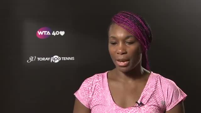 Watch Venus Williams 2013 Toray PPO R16 Interview Video