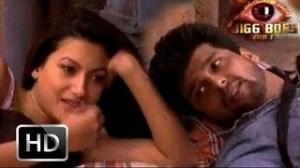 Watch BIGG BOSS 7 : Kushal & Gauhar's Romance in Heaven 27th Sept 2013 Episode Video