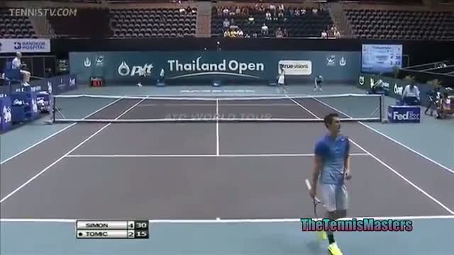 Watch Gilles Simon vs Bernard Tomic Full Highlights - Thailand open 2013 Video