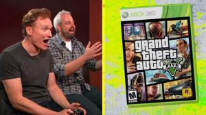 Watch Clueless Gamer: Conan Reviews "Grand Theft Auto V" Video