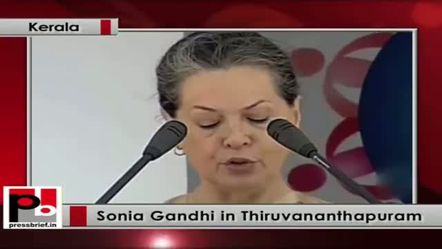 Watch Sonia Gandhi: Inclusive growth is the back drop of the policies of UPA Govt Video
