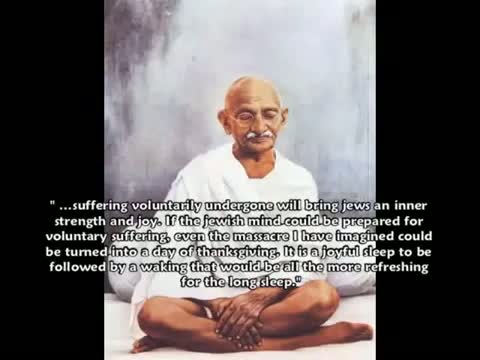 Watch Hitler And Mahatma Gandhi Talk Video