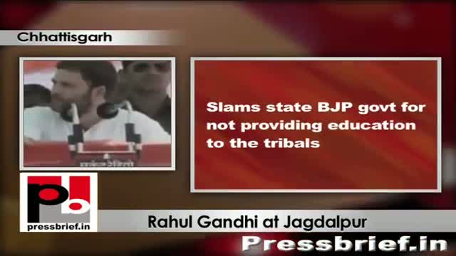 Watch Rahul Gandhi in Chhattisgarh strikes chord with the common people Video
