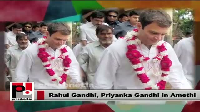 Watch Rahul Gandhi, Priyanka Gandhi visit Amethi; hold discussions with Congress workers Video