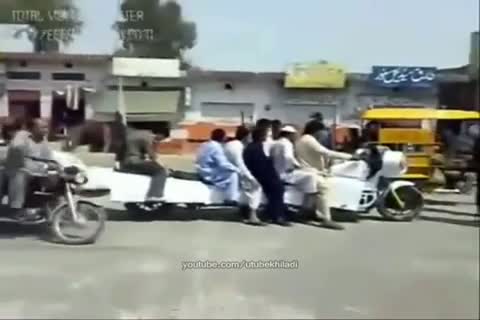 Watch very funny Pakistani bike clips video Video