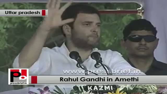 Watch Rahul Gandhi in Amethi at foundation stone of Mega food park in Jagdishpur (Amethi) Video