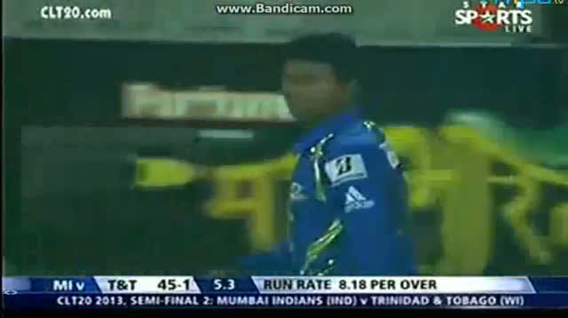 Watch Mumbai Indians vs Trinidad & Tobago (2nd Semi Final) CLT20 2013 - MI vs TT - 5 October 2013 - Part4 Video