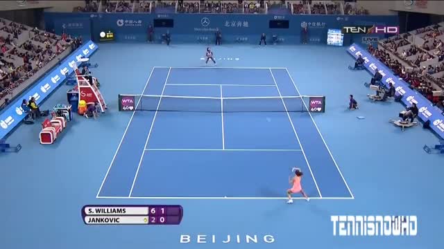 Watch Serena Willimas vs Jankovic Full Highlights China Open 2013 Video