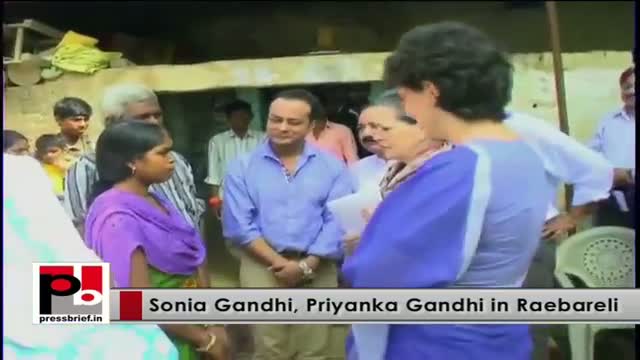 Watch Sonia Gandhi, Priyanka Gandhi in Raebareli meet a girl treated by the Smile Train Video