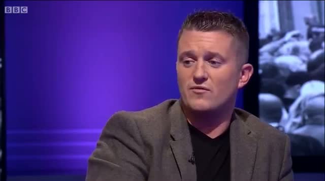 Watch Tommy Robinson explains leaving the EDL on Newsnight Video