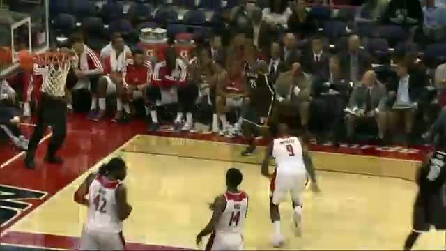 Watch NBA: Mirza Teletovic Throws Down the Putback Slam Video