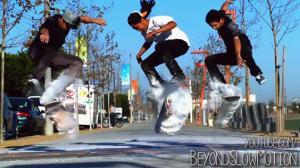 Watch Slow Motion Skateboard Tricks with Chalk Video