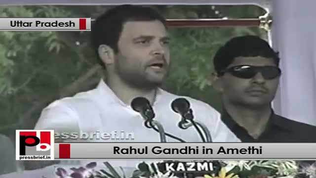Watch Rahul Gandhi in Amethi: Farmers will get maximum benefit from the Food park Video