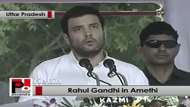 Watch Rahul Gandhi in Amethi: Food Park will generate more job opportunities Video