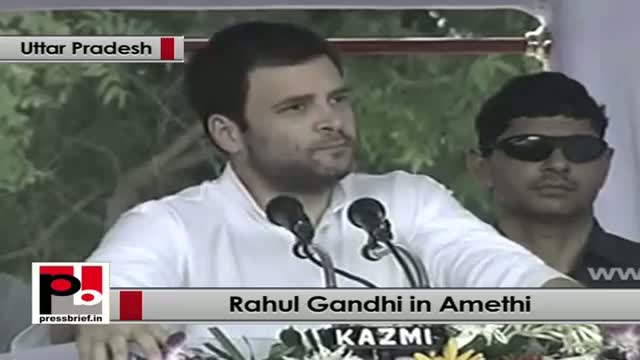 Watch Rahul Gandhi in Amethi recalls Rajiv Gandhi's contribution Video