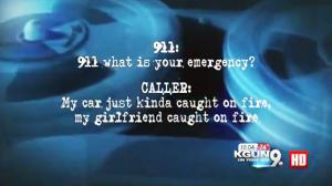Watch 911 Operator Laughs at Man's Girlfriend On Fire Video