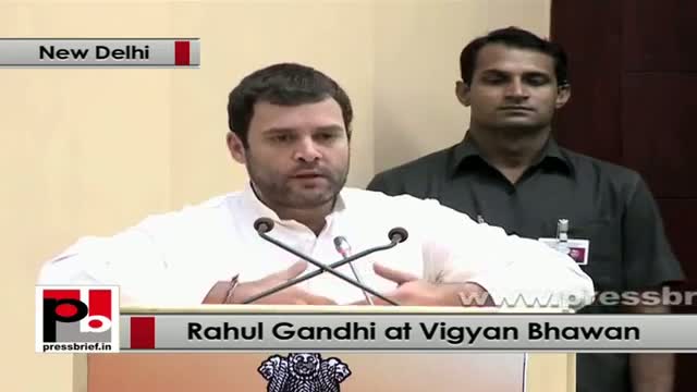 Watch Rahul Gandhi explains from where did he get the quality of taking sides of underdog Video